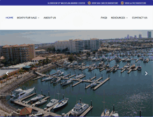 Tablet Screenshot of mazatlanmarinecenter.com